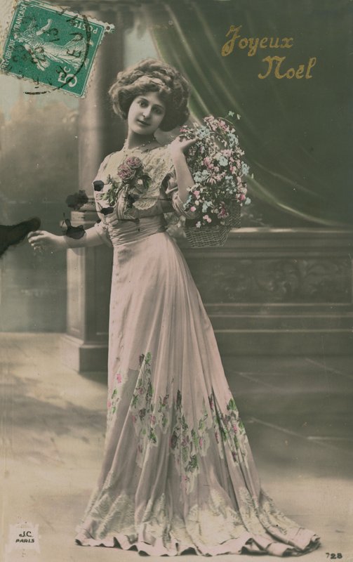 Joyeux Noel. Postal enviado em 1913. de French Photographer