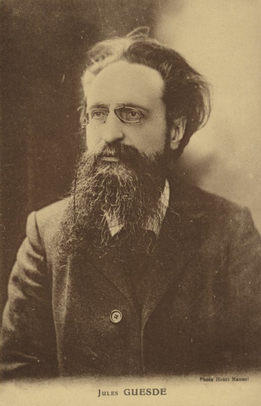 Jules Guesde (1845-1922), jornalista francês e político socialista de French Photographer