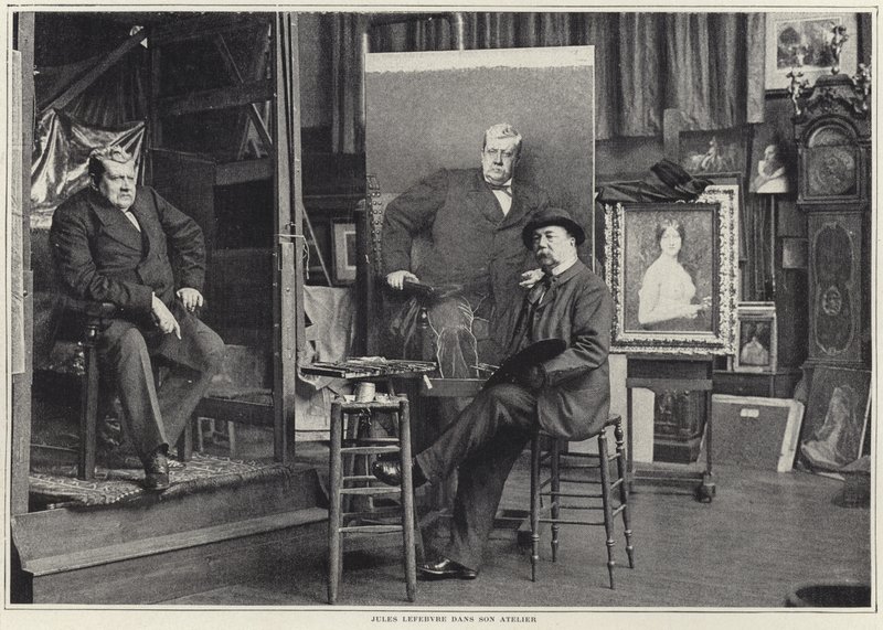 Jules Lefebvre em sua oficina de French Photographer