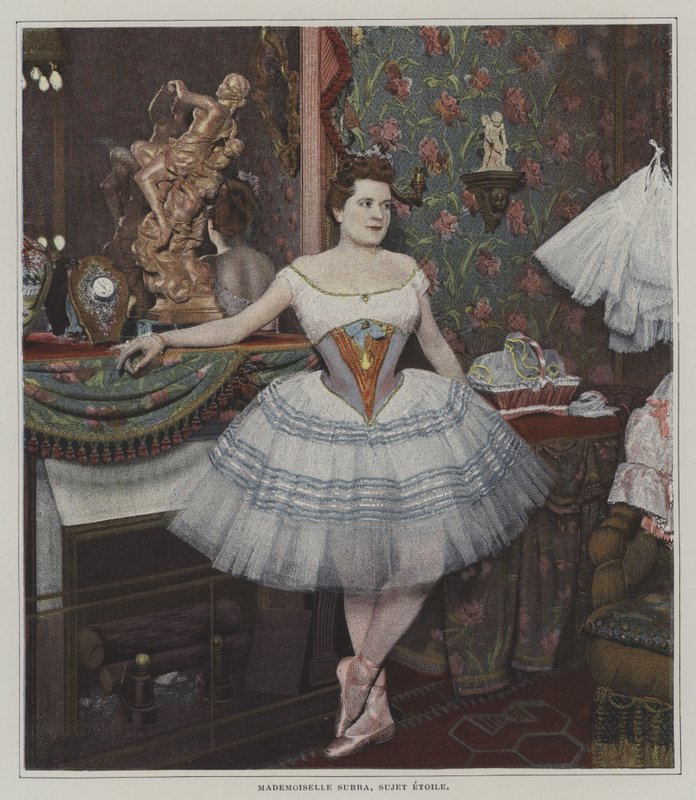 Julia Subra, bailarina italiana de ballet (foto colorida) de French Photographer
