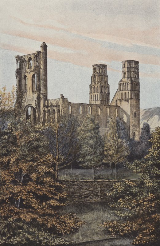 Jumieges, antiga abadia, Ensemble NE de French Photographer