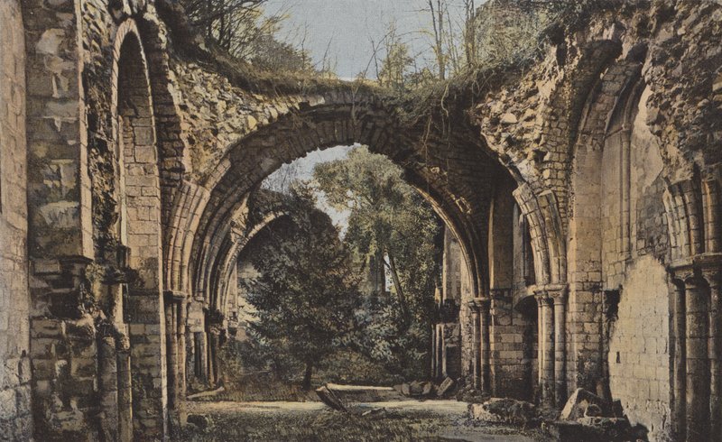 Jumieges, refeitório da antiga abadia de French Photographer