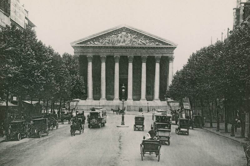 Igreja da Madeleine, Magdalen Church (fotogravura) de French Photographer
