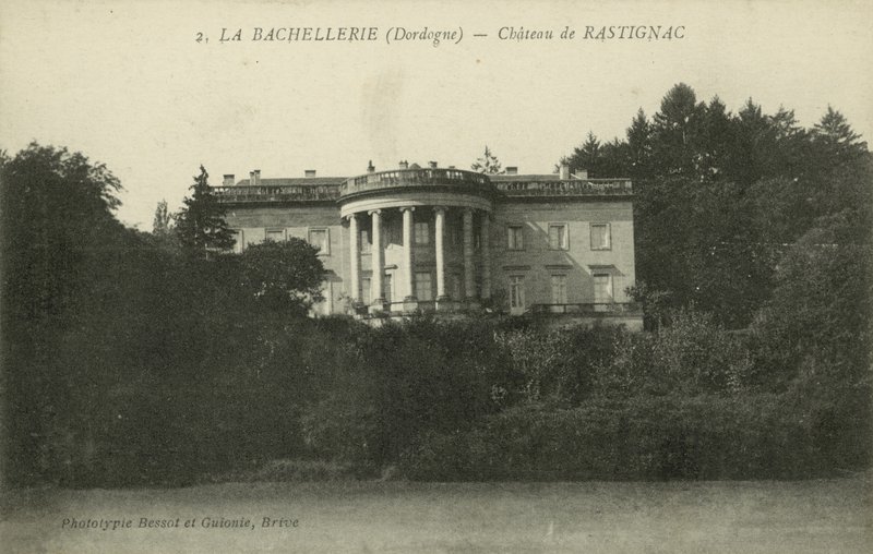 La Bachellerie, Dordogne, Chateau De Rastignac (foto a p/b) de French Photographer