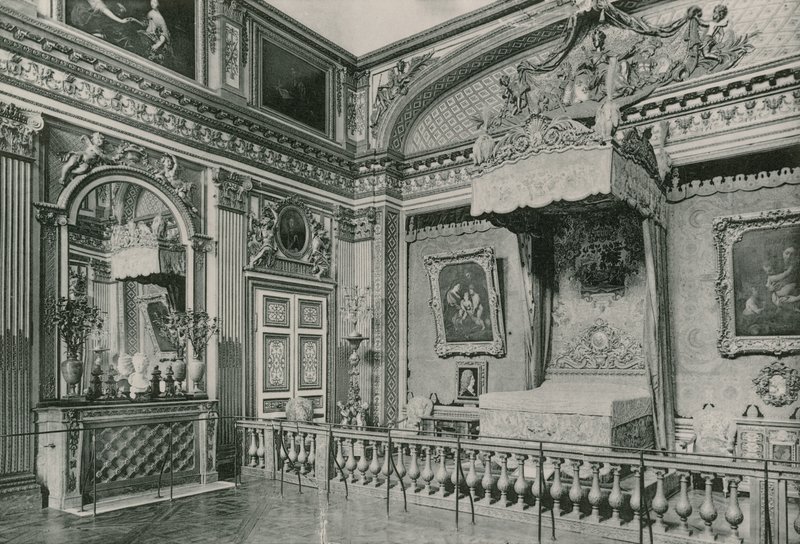 O quarto de Louis XIV, o quarto de cama do Louis XIV (fotografar) de French Photographer