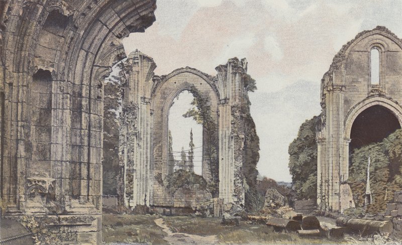 A coroa, ruínas da antiga abadia de French Photographer