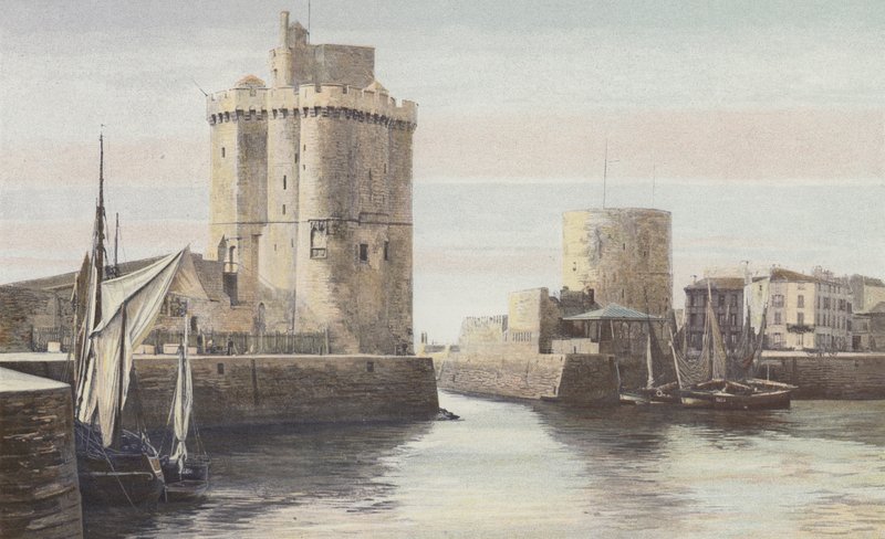 La Rochelle, entrada para o porto, excursão Saint-Nicolas, Tour de la Chaine de French Photographer