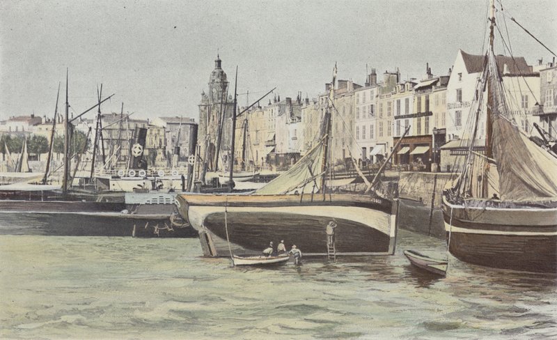 La Rochelle, Porto de Pesca e Portão do Relógio de French Photographer