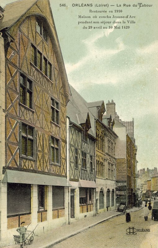 Rue de Labour, Orleans (foto a cores) de French Photographer