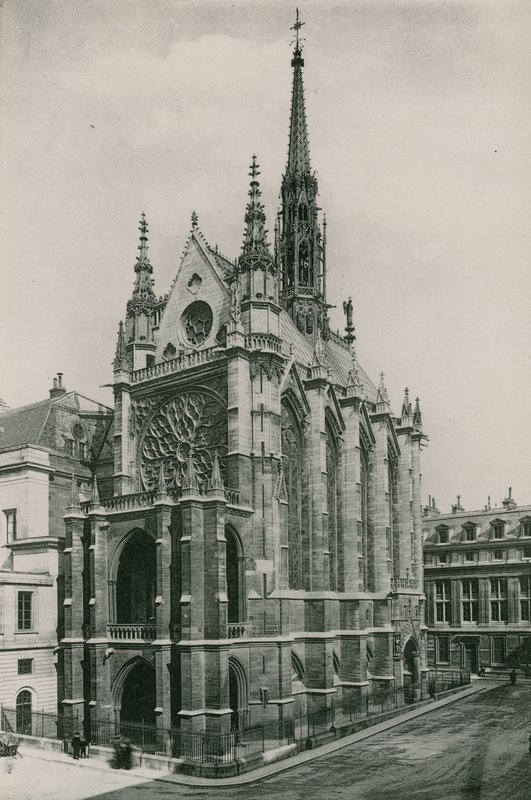 A Sainte-Chapelle, A Capela De São (fotografar) de French Photographer