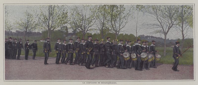 Festa de desembarque (foto a cores) de French Photographer