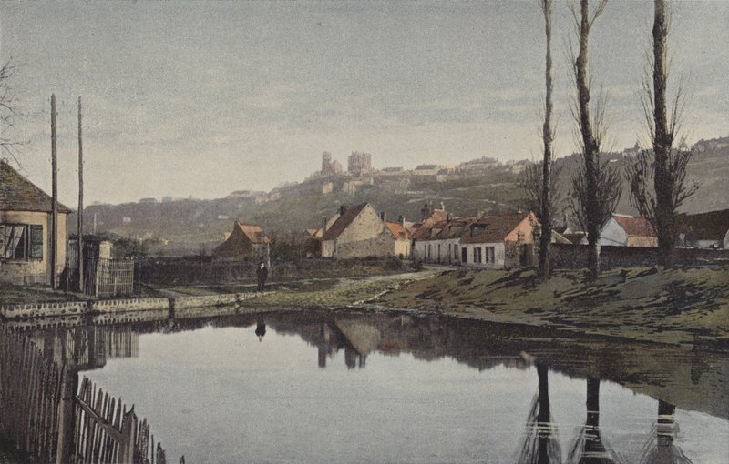 Laon, visão geral tirada da planície de French Photographer