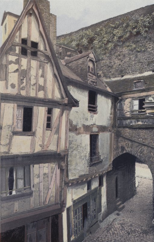 Laval, Porte Beucheresse e casas vicilles de French Photographer
