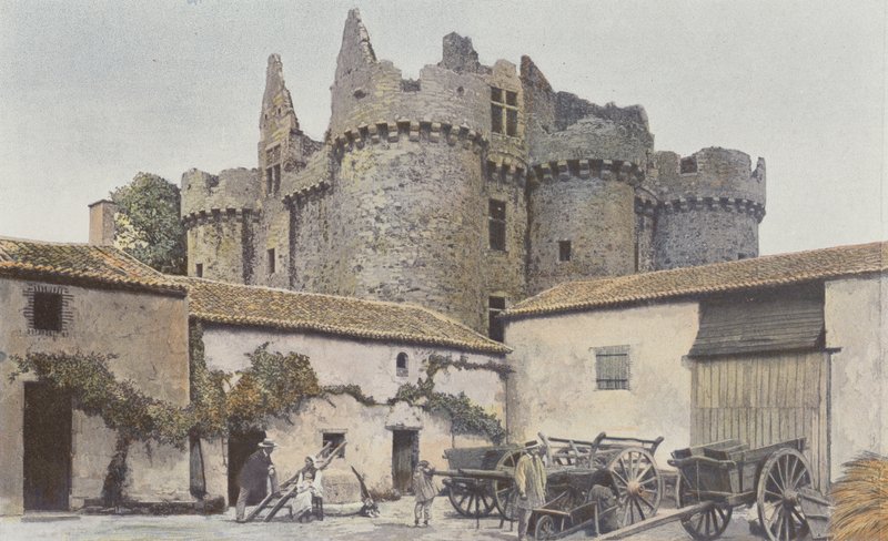 O Breuil-sous-Argenton, Ruínas do Castelo de Beaupinay de French Photographer