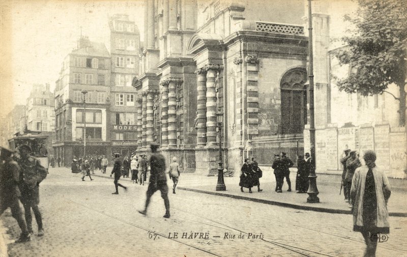 Le Havre, Rue De Paris de French Photographer