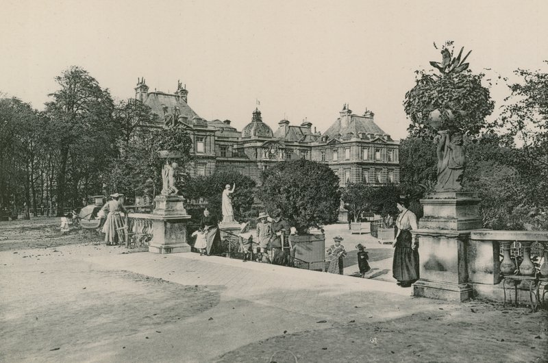 Jardim de Luxemburgo, Jardim do Luxemburgo (fotogravura) de French Photographer