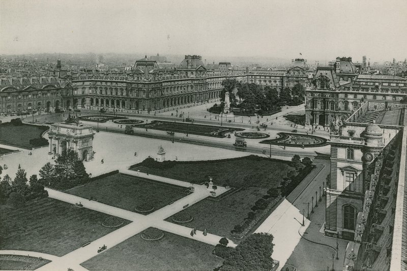 O Novo Louvre, O Novo Louvre (fotogravação) de French Photographer