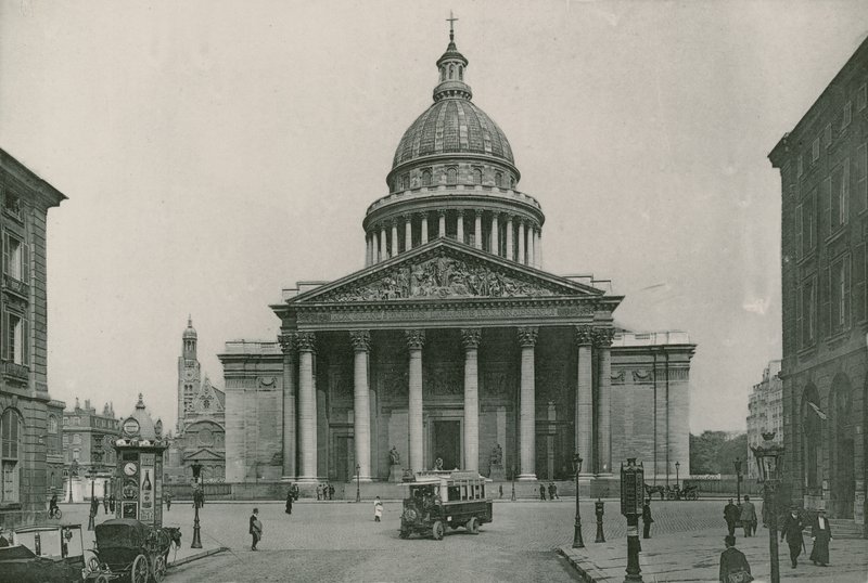 Le Pantheon, o panteão (fotogravura) de French Photographer