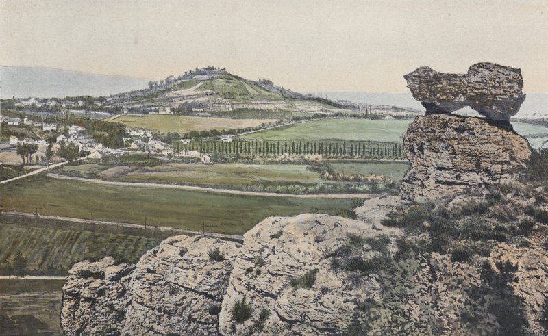 Casco de Frotey e o Motte de Vesoul de French Photographer