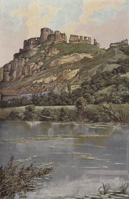 Les Andelys, Chateau Gaillard, Costa de la Riviere de French Photographer
