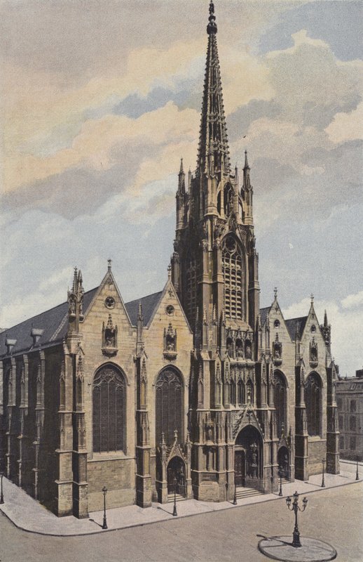 Lille, fachada O da Igreja Saint-Maurice de French Photographer