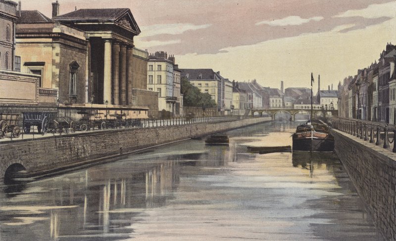 Lille, o canal Basse-Deule de French Photographer