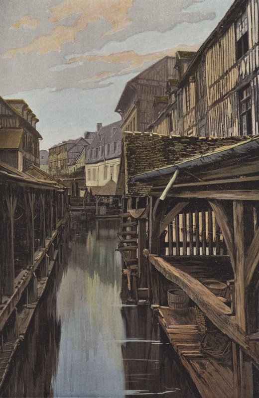 Louviers, Lavanderia e casas de madeira de French Photographer