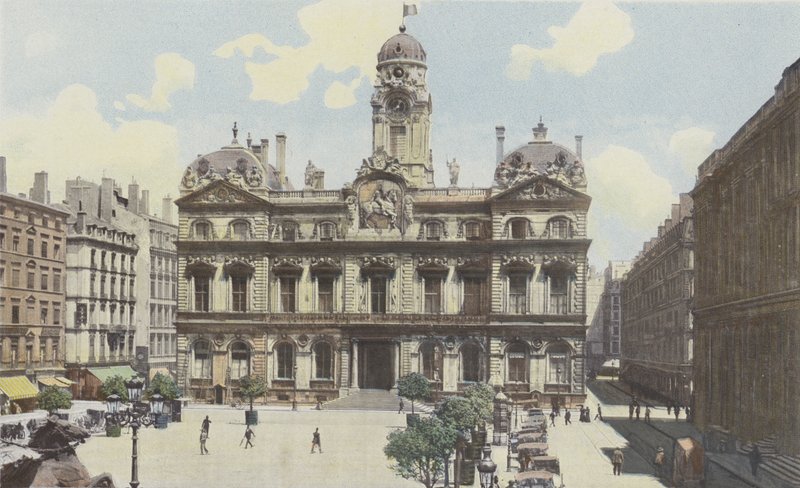 Lyon, Place des Terreaux, Prefeitura de French Photographer