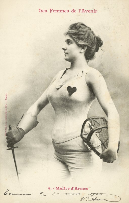 Mestre de armas, mulher do futuro de French Photographer