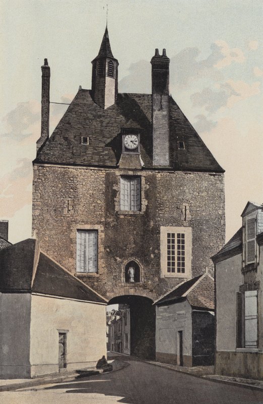 Meung, City Gate, chamado Porte d&39;Amont de French Photographer
