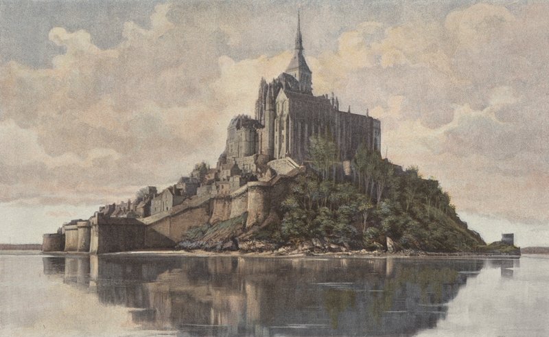 Mont Saint-Michel, vista do SE de French Photographer