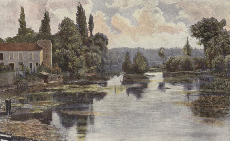 Montigny-sur-Loing, as margens do Loing de French Photographer