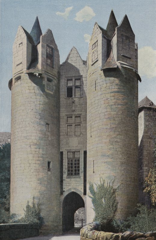 Montreuil-Bellay, Chateau-Vieux, O Grande Chatelet de French Photographer