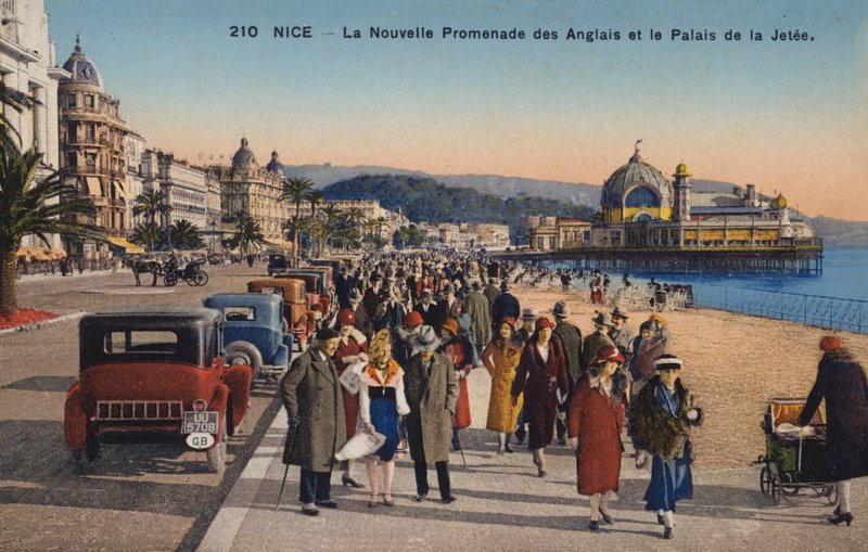 Nice, o novo passeio dos ingleses, o palácio do Jetee de French Photographer