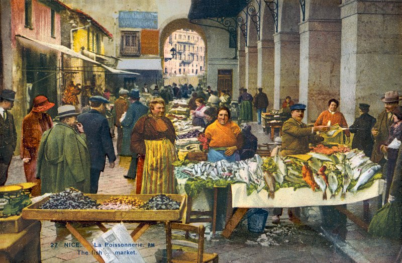 Nice, o mercado de peixe de French Photographer