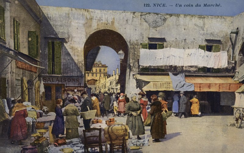 Nice, um canto do mercado de French Photographer
