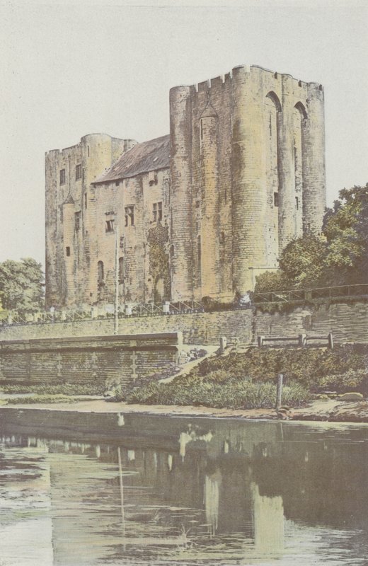 Niort, Chateau, vista tirada da costa de Sevre-Niortaise de French Photographer