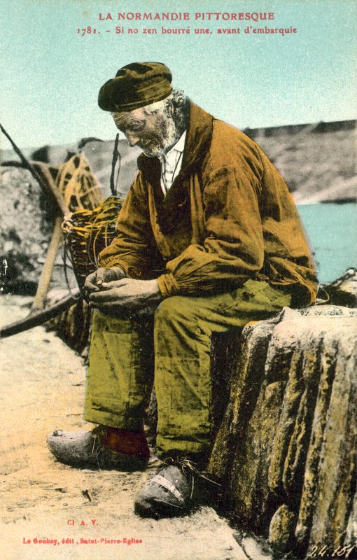 Normandia, pescador de French Photographer