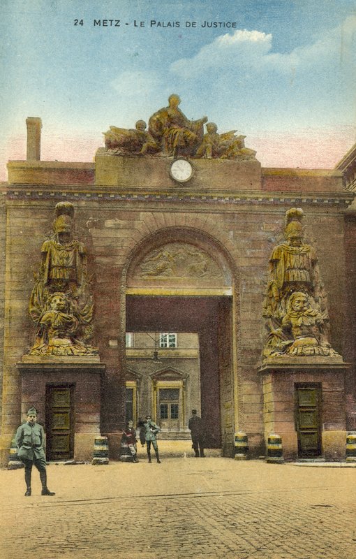 Palácio da Justiça, Metz (foto colorida) de French Photographer