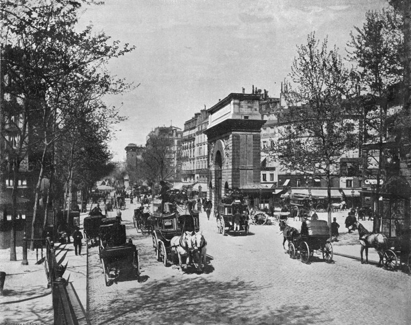 Paris - La Porte Saint-Martin (foto a p/b) de French Photographer