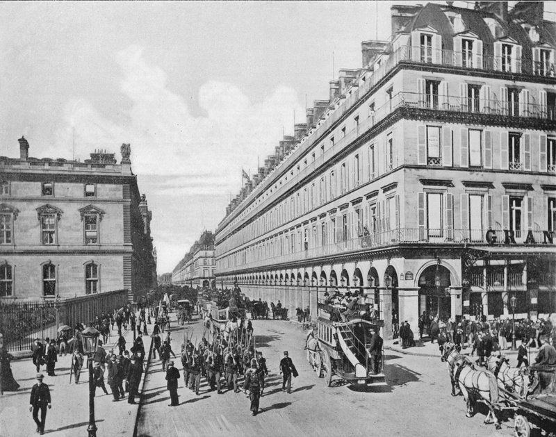 Paris - La Rue de Rivoli (foto a p/b) de French Photographer