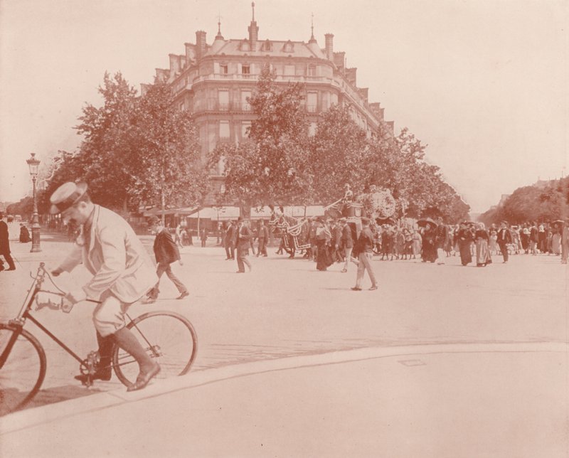 Paris: Funeral de Alboni, a Grande Prima Donna (foto a p/b) de French Photographer
