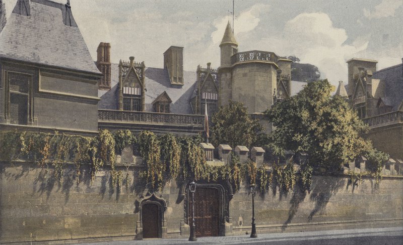 Paris, Hotel Cluny, Entrada do Museu de French Photographer