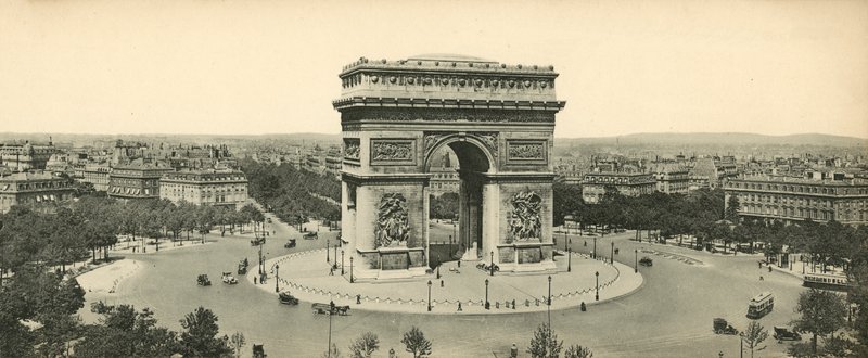 Paris, Lorde do Triunfo, O Túmulo do Soldado Desconhecido e a Place de l&39;Etoile, O Arco do Triunfo de French Photographer