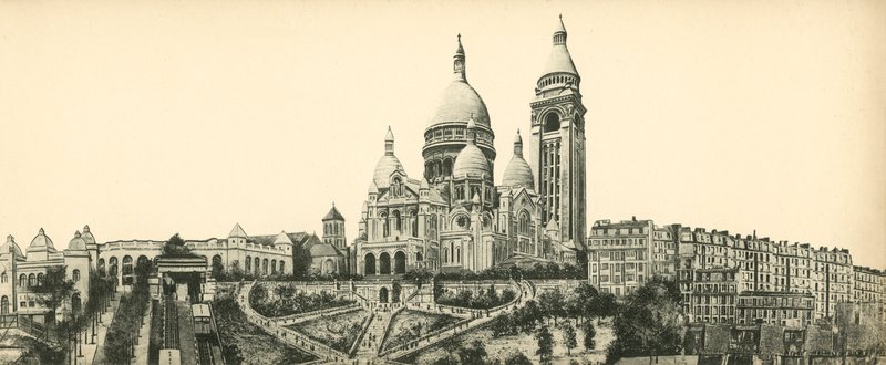 Paris, a Basílica do Sagrado Coração de Montmartre, a Basílica do Sagrado Coração de French Photographer