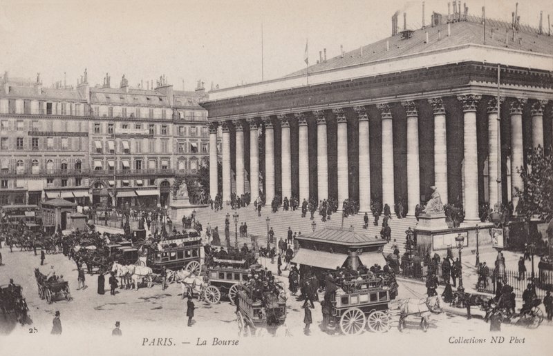 Paris, a bolsa de valores de French Photographer