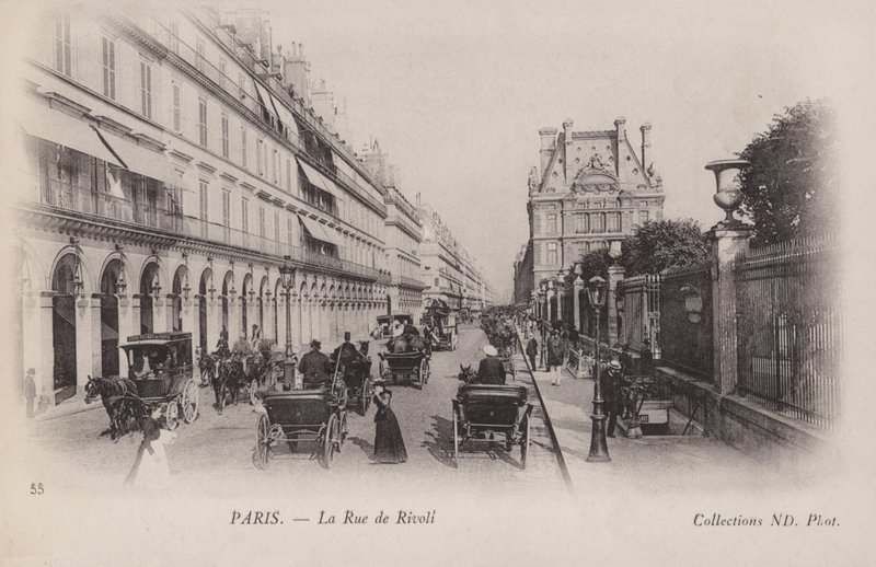 Paris, a Rue De Rivoli de French Photographer