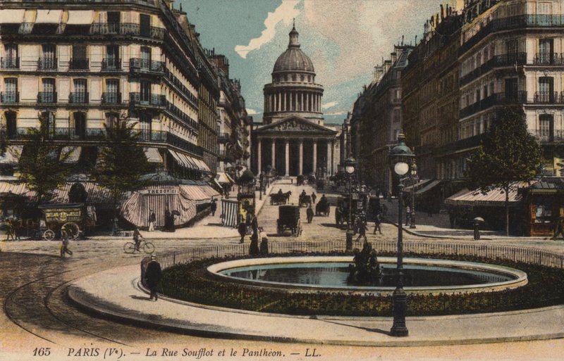 Paris, Rue Soufflot, o Panteão de French Photographer
