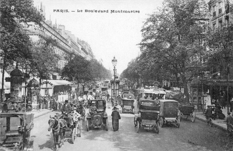 Paris, o Boulevard Montmartre de French Photographer