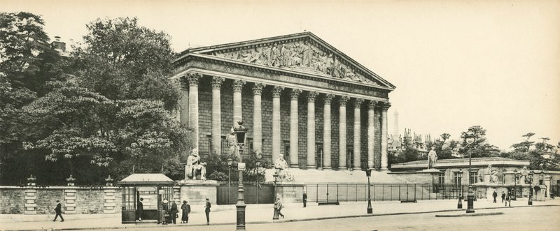 Paris, Palácio Bourbon, Câmara dos Deputados, Palácio Bourbon, Câmara dos Deputados de French Photographer